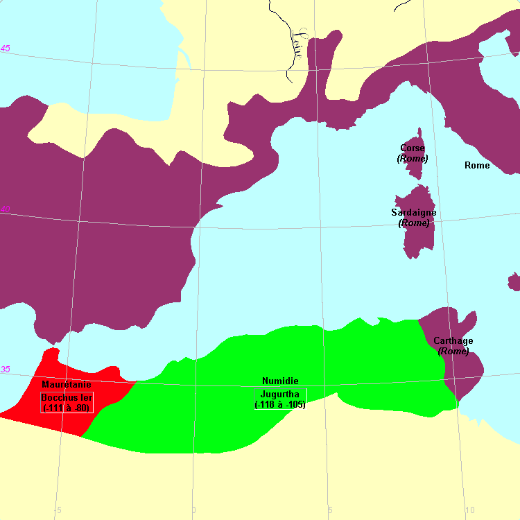 Afrique du Nord en -110